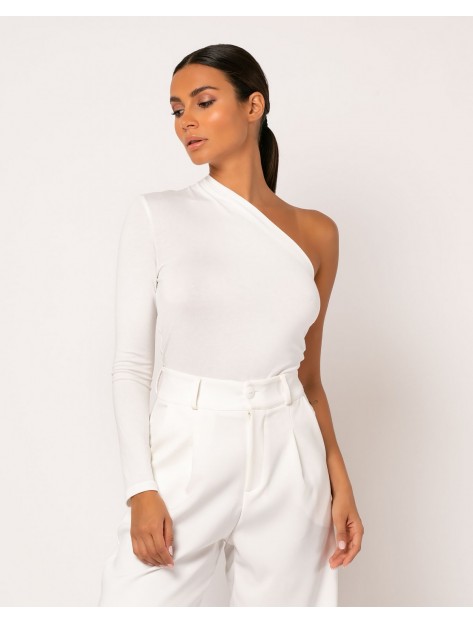 One Shoulder Top / WHITE
