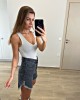 Olivia Denim Shorts- Grey SHORTS